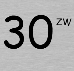 Aluminium huisnummerplaten