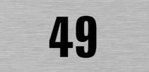 Nummerbordje Aluminium