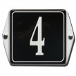 Huisnummerbord geëmailleerd