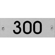  Aluminium huisnummerplaatjes