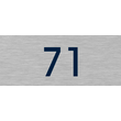  Aluminium huisnummerplaatje