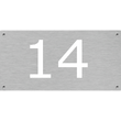 Huisnummerplaten Aluminium